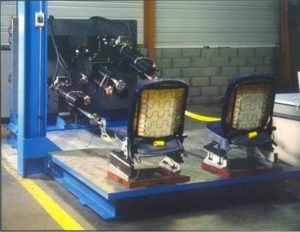 seat belt anchorage test bench - Servo hydraulics - Quiri - 3