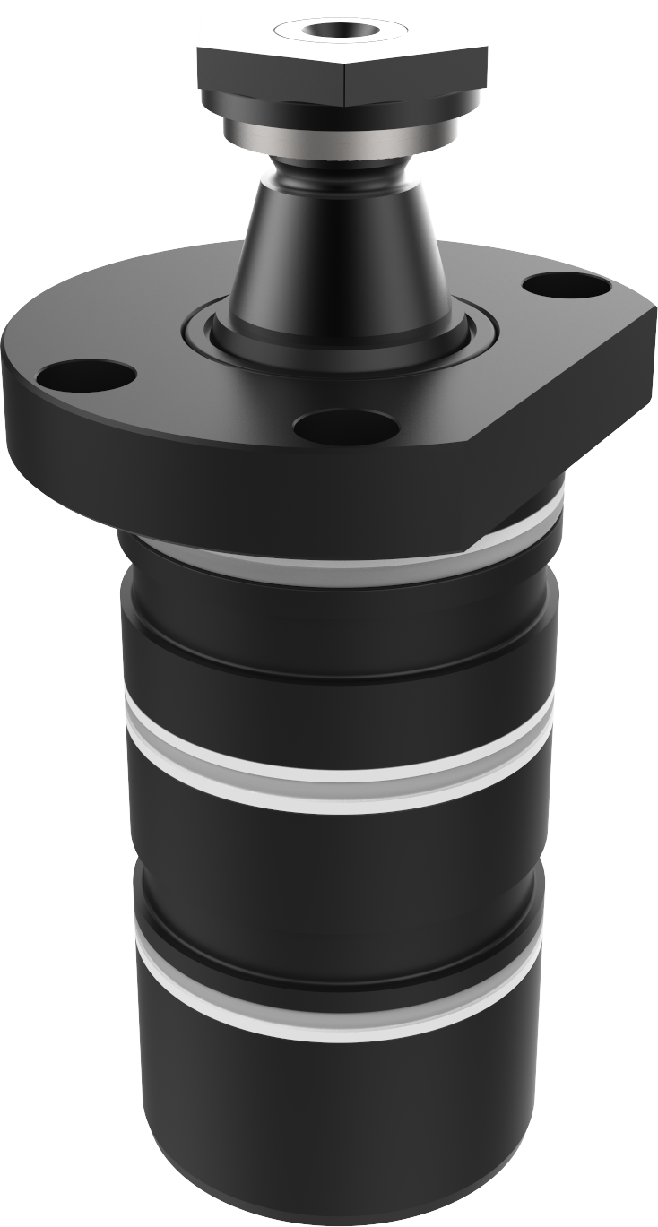 Double-acting swing clamp – Flange cartridge – 250 bar PCB : Swing clamps with planar rotation - Quiri