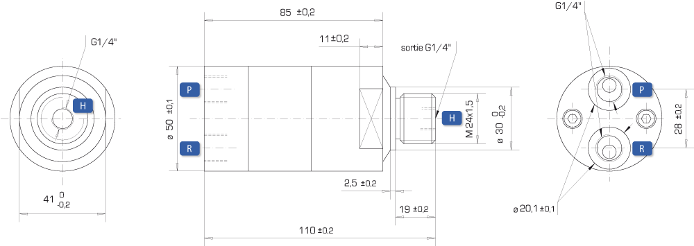 Multiplicateur de pression en ligne MDP_L : Centrale hydraulique et composants - Quiri - 3