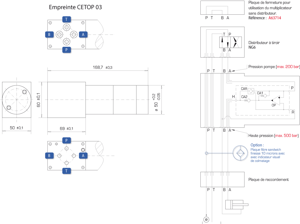 Multiplicateur de pression modulaire MDP_M : Centrale hydraulique et composants - Quiri - 2