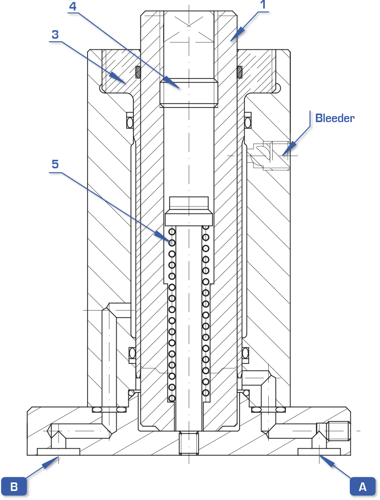 Hydraulic work supports Guide : Hydraulic Clamping Systems - Quiri - 3