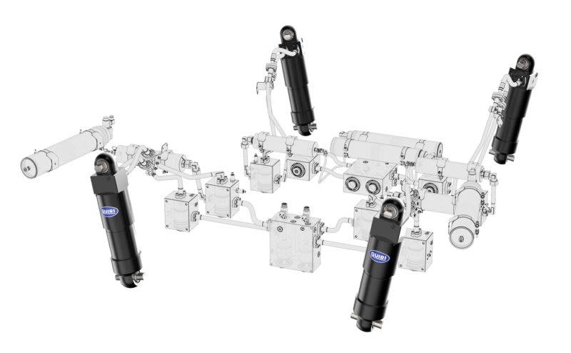 Hydraulic suspensions : Special shock absorbers, snubbers and cylinders - Quiri - 5