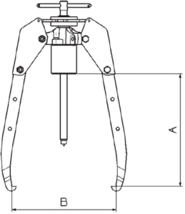 3 jaws centering hydraulic pullers : Hydraulic pullers - Quiri - 2