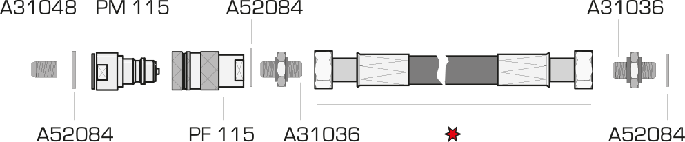 Pompes à main 1000 bar, simple effet, 2 vitesses (SA25 + 8) – SA : Pompes à main 1000 bar - Quiri - 3