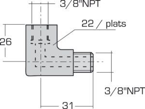 Coude 90° : Distribution et accessoires - Quiri - 2