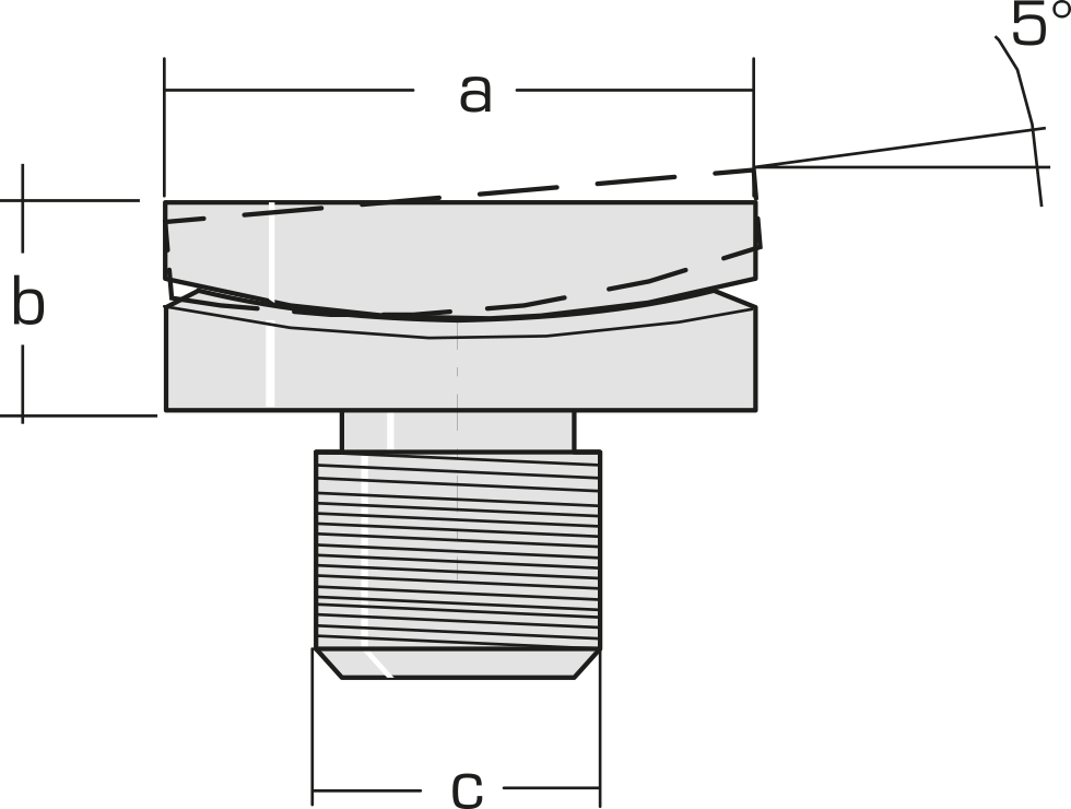 Têtes rotulées TRF – 500 bar : Vérins de levage en aluminium 500 bar - Quiri - 2