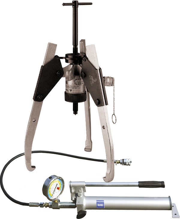 Extracteurs hydrauliques autocentrants à 3 griffes : Extracteurs hydrauliques - Quiri
