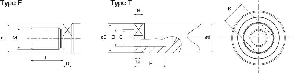 Vérins blocs hydrauliques – BDA Type F2 : Vérins blocs hydrauliques BDA - Quiri - 3