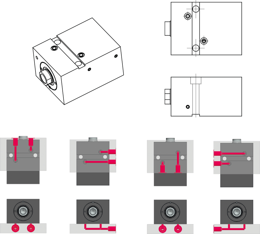 Hydraulic block cylinders BDE Guide : Hydraulic block cylinders BDE - Quiri - 4