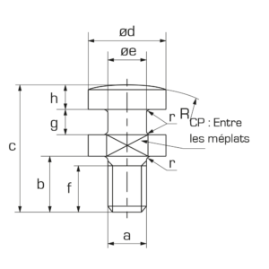 Vis d’accouplement pour BDA : Vérins blocs hydrauliques BDA - Quiri