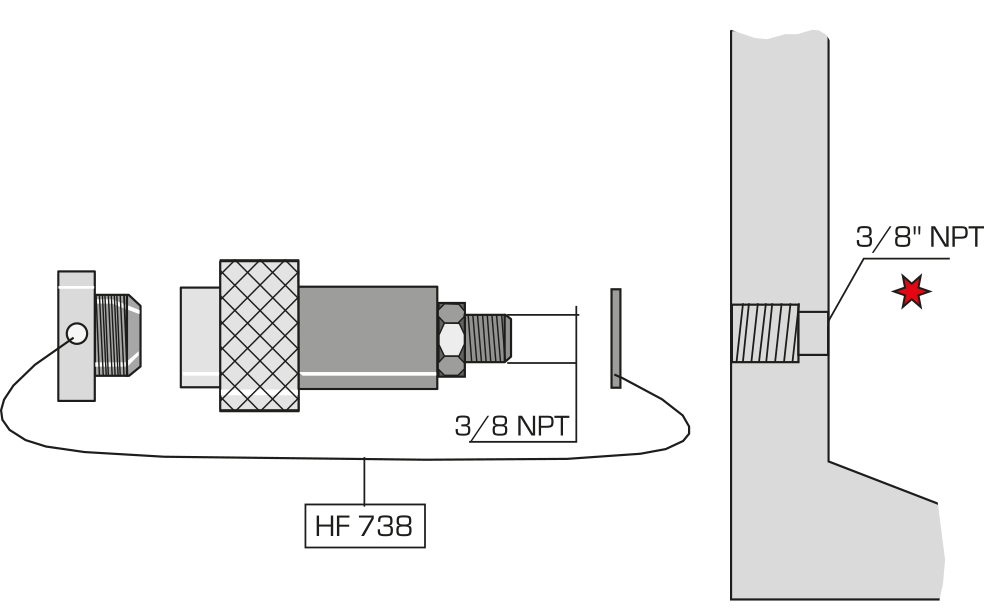 Couplers fitted on single acting QUIRI 700 cylinders : Lifting equipments - Quiri - 2