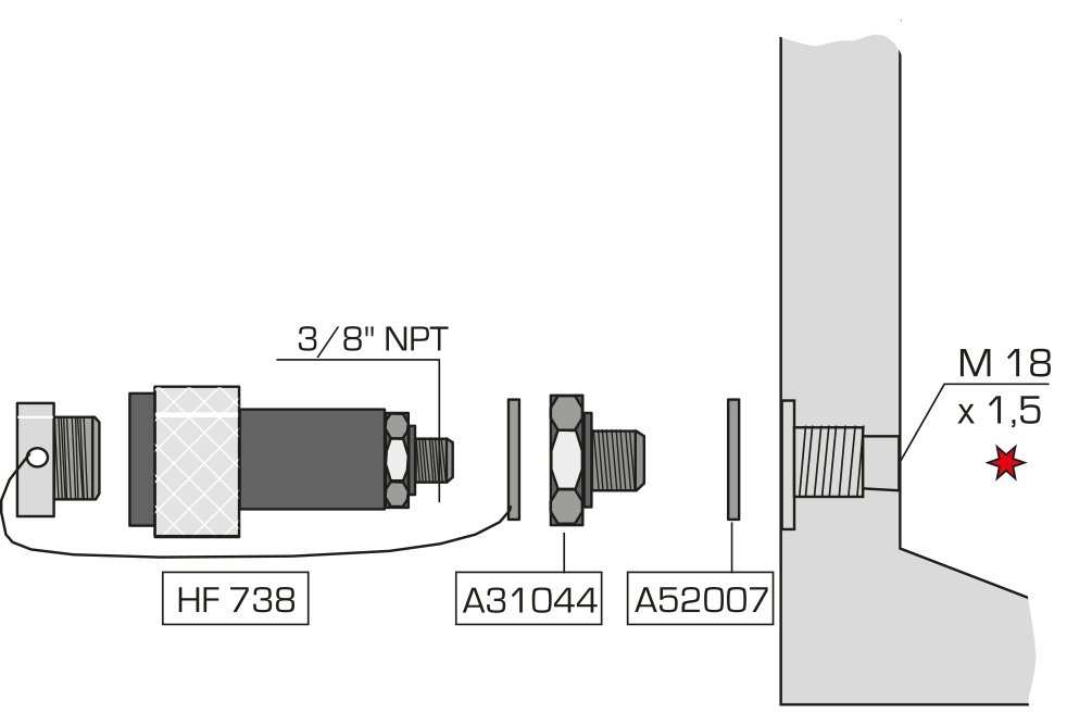 Couplers fitted on single acting QUIRI 500 cylinders : Lifting equipments - Quiri - 4