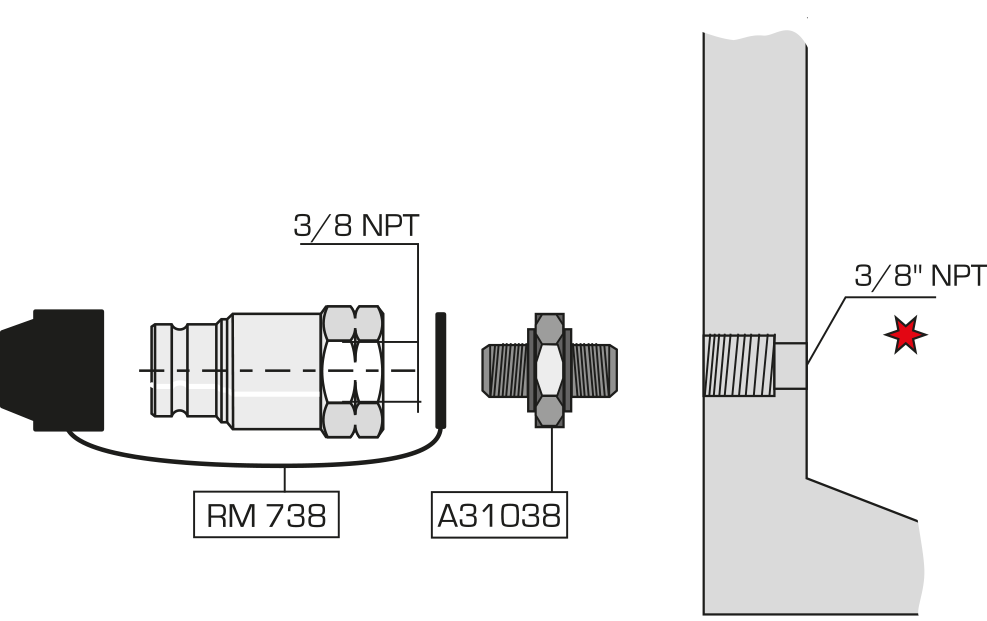 Couplers fitted on single acting QUIRI 700 cylinders : Lifting equipments - Quiri - 4