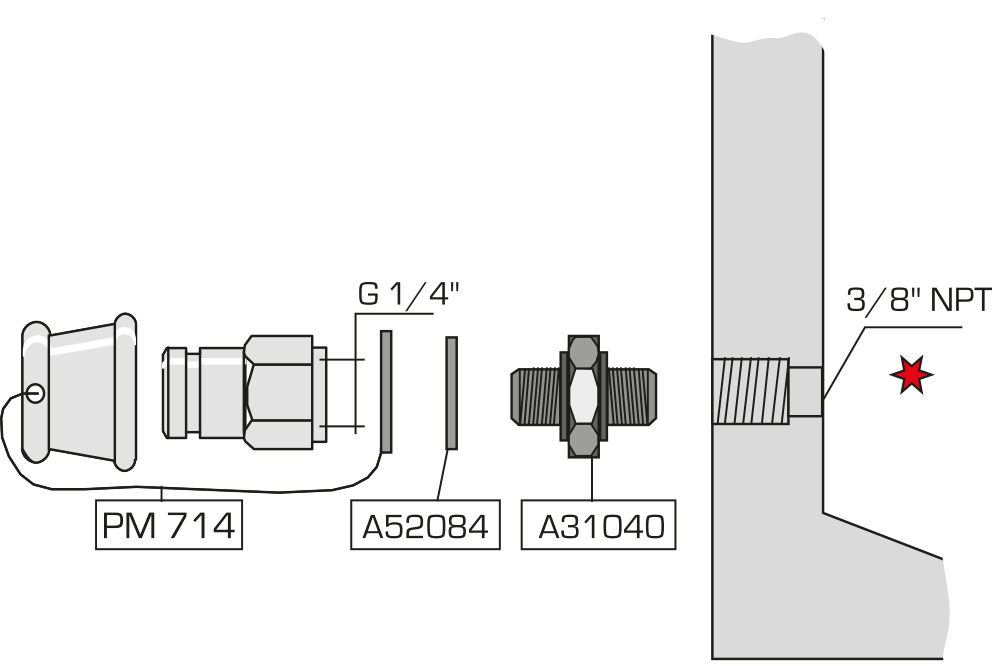 Couplers fitted on single acting QUIRI 700 cylinders : Lifting equipments - Quiri - 6