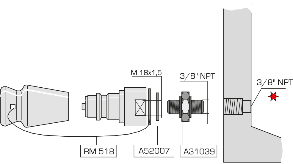 Couplers fitted on single acting QUIRI 700 cylinders : Lifting equipments - Quiri - 8