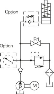 Standard hydraulic diagrams : Electro hydraulic pumps - Quiri