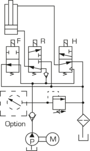 Standard hydraulic diagrams : Electro hydraulic pumps - Quiri - 6