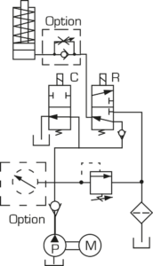 Standard hydraulic diagrams : Electro hydraulic pumps - Quiri - 4