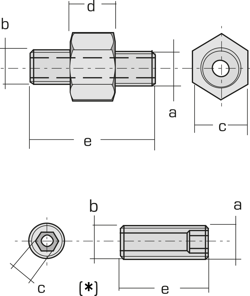 Adaptateurs double mâle : Distribution et accessoires - Quiri - 2