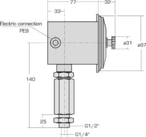 Digital pressure gauge and pressure switches : Valves & fitting - Quiri - 5