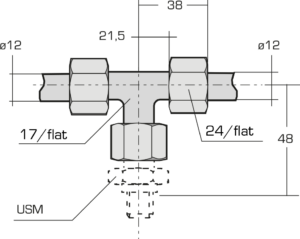 Orientating Tee TO : Valves & fitting - Quiri - 3