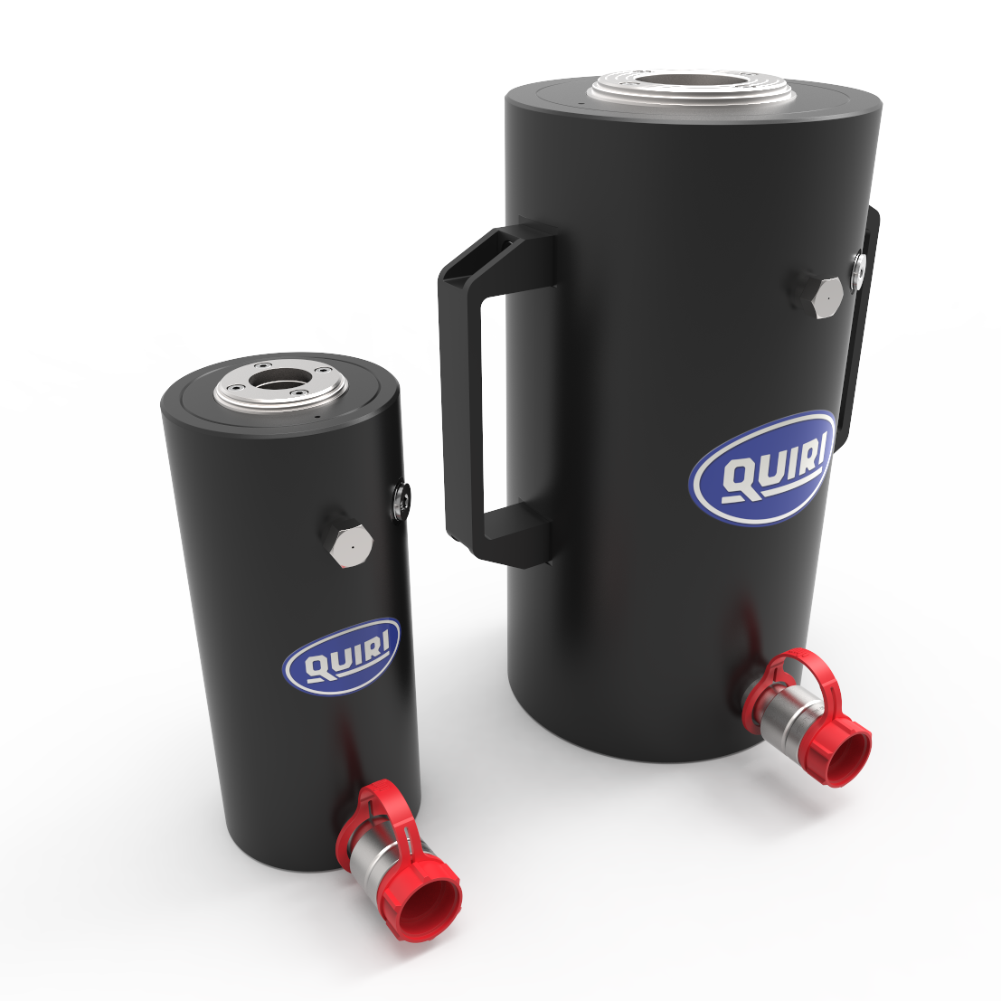 Hollow piston single acting cylinders – Pneumatic return – QUIRI 700 – Light alloy – 700 bar : Lifting light alloy cylinders 700 bar - Quiri