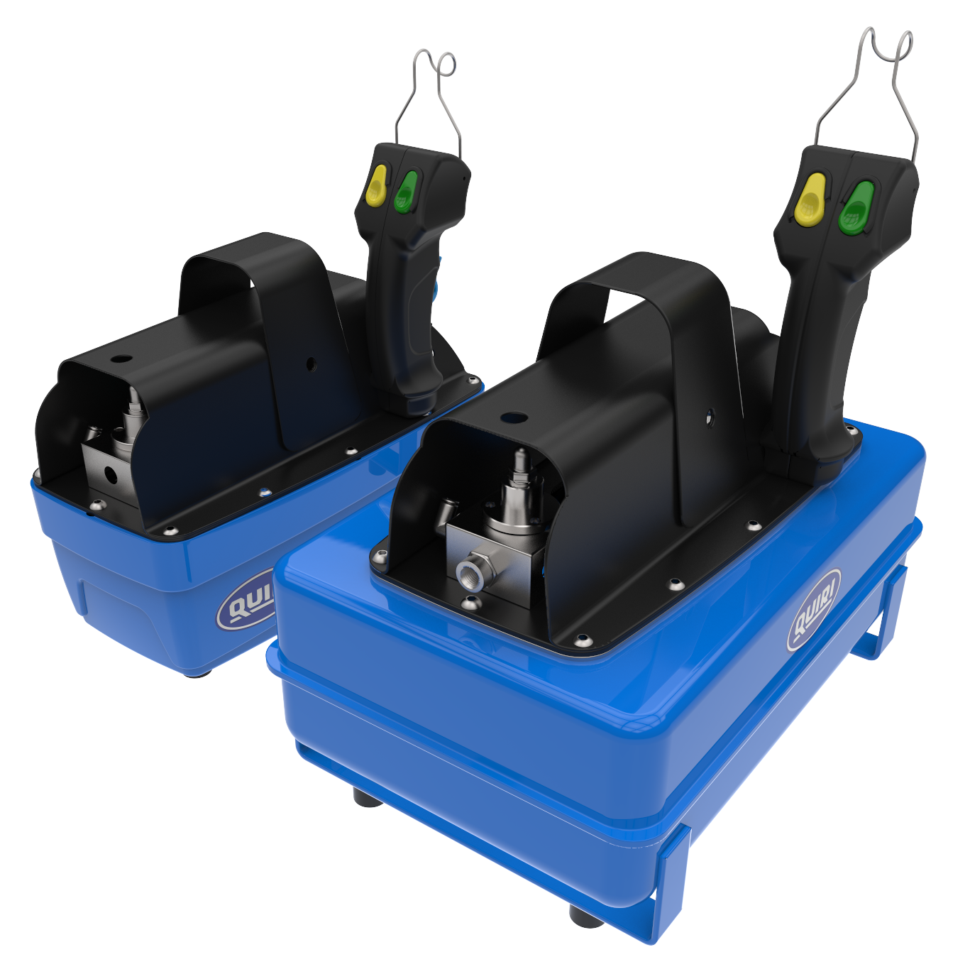 Air hydraulic pumps with remote control – 700 bar – PHP - Air hydraulic pumps 700 bar - Quiri